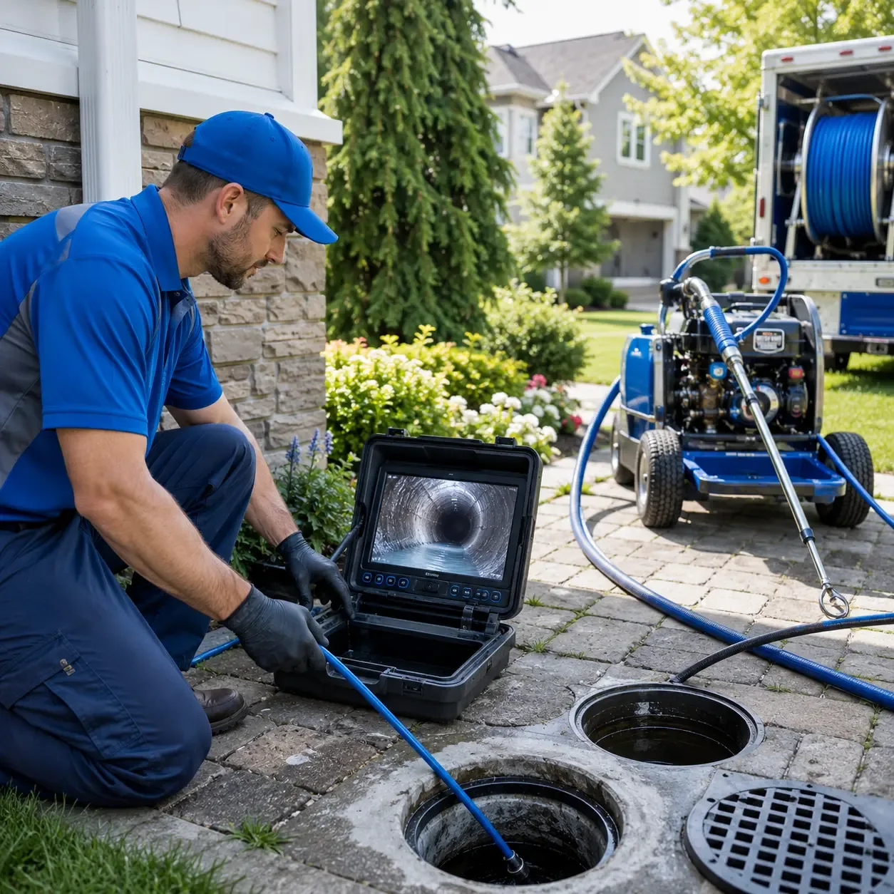 Outdoor drain cleaning professionals serving Fountain, CO